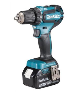 Makita аккумуляторная дрель 18 В, 25/50 нм (включая зарядное устройство DC18RC + 2 аккумулятора 3,0 Ач)