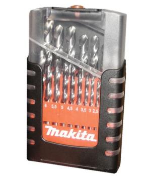 Makita metall drills 19 lots. (1-10mm)