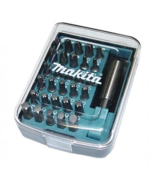 Makita OTSIKUTE KMPL. 30- osal.+ MAGN. HOIDIK (PH1; PH2; PH3; PZ0; PZ1; PZ2, PZ3, T10; T15; T20; T25; T30; T40, 4;5;6)