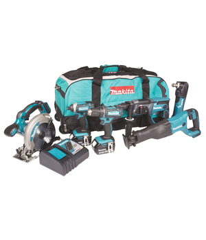 Makita Combokit (DDF482,DTD152,DHR202,DSS610,DJR186,DTM51 + 3x5Ah akud + laadija)