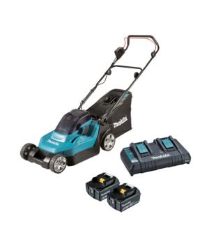 Makita Cordless Lawn Mower (2x 5.0Ah battery + quick charger)