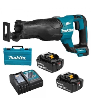 Makita 18V Brushless Reciprocating Saw LXT (with 2 x 5.0 ah battery and DC18RC charger)