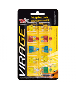 Uni flat fuse kit 10 pcs