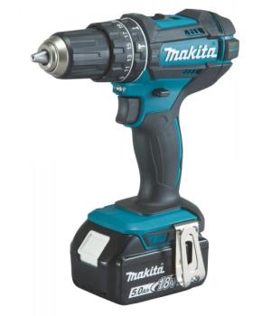 Makita DHP482RTJ 18v LXT Combi Drill inc 2x 5.0Ah Batteries