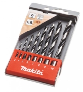 Makita Wood drill bit set (3,4,5,6,8,9,10mm)