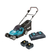 Makita Cordless Lawn Mower (2x 5.0Ah battery + quick charger)