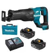 Makita 18V Brushless Reciprocating Saw LXT (with 2 x 5.0 ah battery and DC18RC charger)