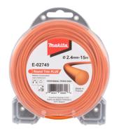 Makita E-02749 Round Trim Plus Nylon Line (2.4mm x 15m)