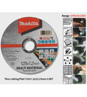 Makita multilõikeketas 125x1.2mm