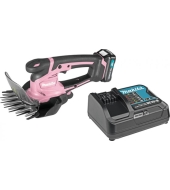Makita cordless hedge trimmer , 12V (includes 2.0 batteries and 1 charger) Pink