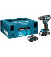 Makita akutrell DDF487 (kaasas 2x2AH, laadija, kohver) Harjadeta mootor