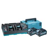 Makita Powerpack XGT • 40Vmax • 2x 4.0Ah + 2ne kiirlaadija DC40RB