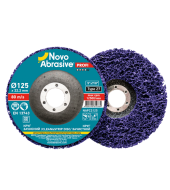 Clean&Strip disc NovoAbrasive 125mm, violet