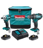 Combokit Makita DLX2339SY (DDF482,DTD156Z + 2 x 1,5 Ah aku ja laadijaga)