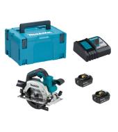 Makita Akuketassaag DHS660RTJ 18V 2x5.0Ah 165mm Harjavaba