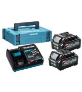 Makita 2x 2.5Ah 40V aku + kiirlaadija DC40RA