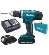 Makita akutrell-kruvikeeraja DDF453SYE ; 18 V; ( 2 x 1,5Ah aku ja laadija)