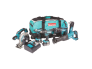 Makita Combokit (DDF482,DTD152,DHR202,DSS610,DJR186,DTM51)