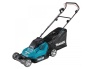 Makita аккумуляторная газонокосилка 18V (2 аккумулятора 5,0 + двойное зарядное устройство)