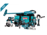 Makita COMBOKIT DLX7017GX1 18V ( 7 tööriistaga, 2 x 6.0 akut, kiirlaadija komplekt)