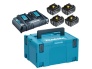 Makita Powerpack 4x6,0Ah, DC18RD 
