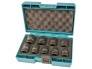 Makita löökpadrunite kompl. 1/2 9 osaline (8, 10, 13, 16, 17, 18, 19, 21 ja 24mm)